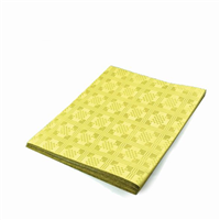 Papírový ubrus skládaný 1,80 x 1,20 m žlutý 