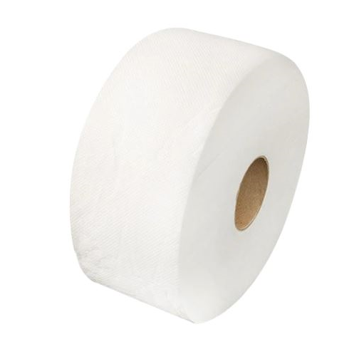Toaletní papír Jumbo 190, 2vr, 75% bílý, 120m, bal. 6 ks