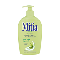 MITIA tekuté mýdlo s dávkovačem 500 ml Aloe&Milk