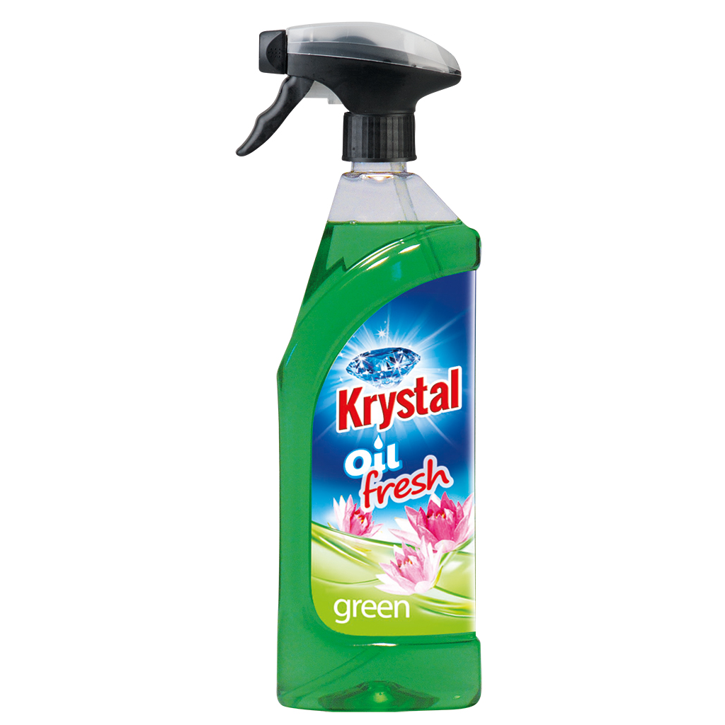 KRYSTAL olejový osvěžovač s rozprašovačem zelený 750 ml