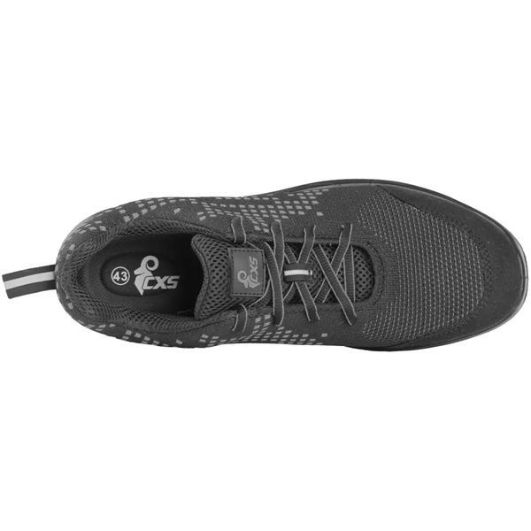 Obuv polobotka CXS TEXLINE SIT S1, s ocel. šp., černo-šedá, vel. 45