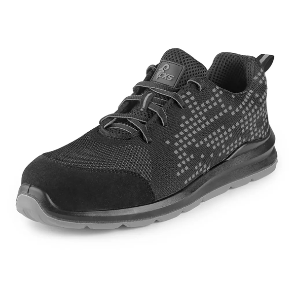 Obuv polobotka CXS TEXLINE SIT S1, s ocel. šp., černo-šedá, vel. 46