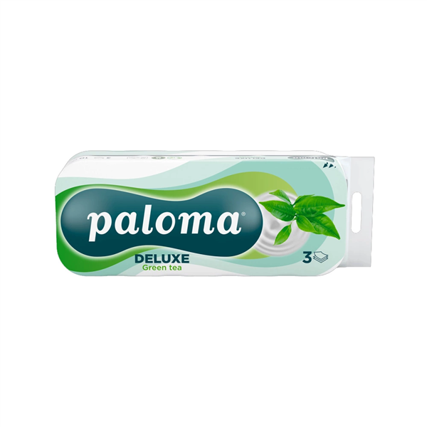 Toaletní papír Paloma Green Tea, 3vr. / 20m  (10ks/bal, 90ks/pack)