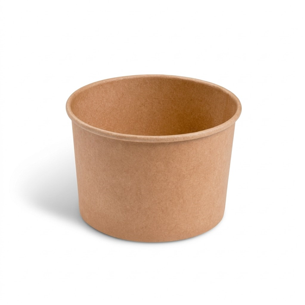 Papírová miska (PAP/PE) kraft Ø110mm 475ml [50 ks]