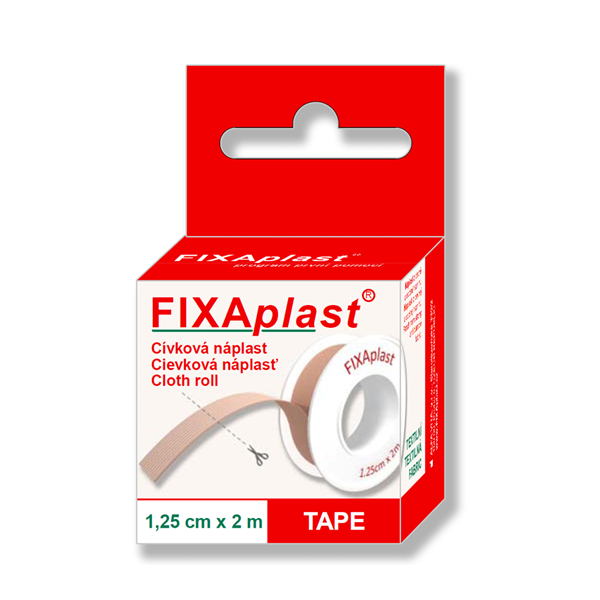 Náplast cívka Fixaplast TAPE 1.25cmx2m