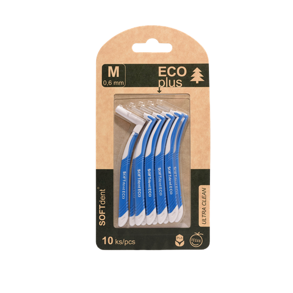 Mezizubní kartáček "L" 0,6mm SOFTdent ECO, 10 ks