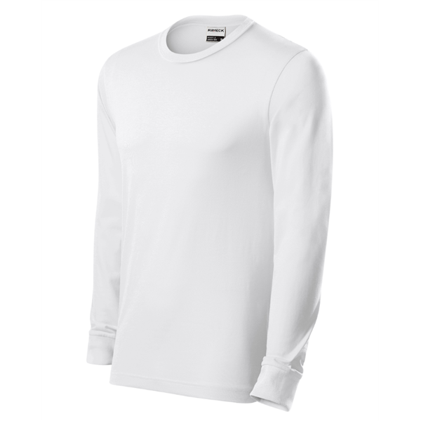 Tričko Resist LS unisex, dlouhý rukáv, bílé 3XL