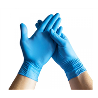 Nitrilové rukavice NITRIL IDEAL 100ks, nepudorvané, modré