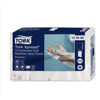 Tork H2 Xpress® skládané ručníky 2vrstvé celulóza bílé 2400 ks