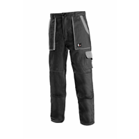 Kalhoty CXS LUXY JOSEF, pánské, černo-šedé, vel. 46