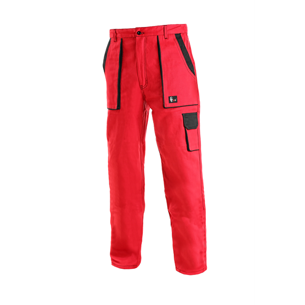 Kalhoty CXS LUXY ELENA, dámské, červeno-černé, vel. 42