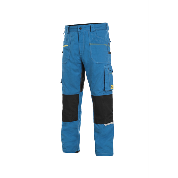 Kalhoty CXS STRETCH, pánské, středně modré-černé, vel. 62