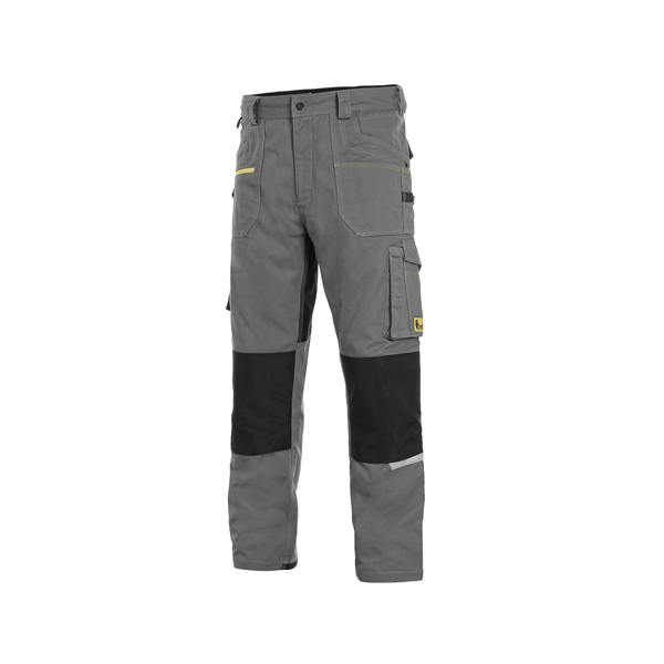 Kalhoty CXS STRETCH, pánské, šedo-černé, vel. 46