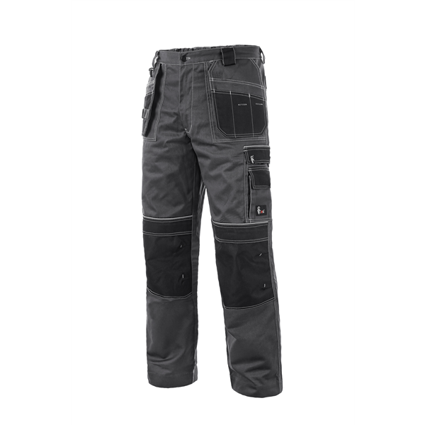 Kalhoty CXS ORION TEODOR PLUS, pánské, šedo-černé, vel. 50