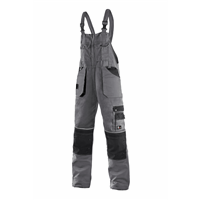 Kalhoty s laclem CXS ORION KRYŠTOF, zimní, pánské, šedo-černé, vel. 48-50