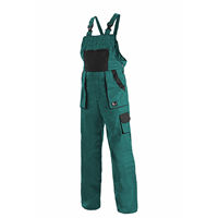 Kalhoty s laclem CXS LUXY SABINA, dámské, zeleno-černé, vel. 38