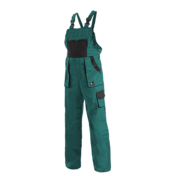 Kalhoty s laclem CXS LUXY SABINA, dámské, zeleno-černé, vel. 50