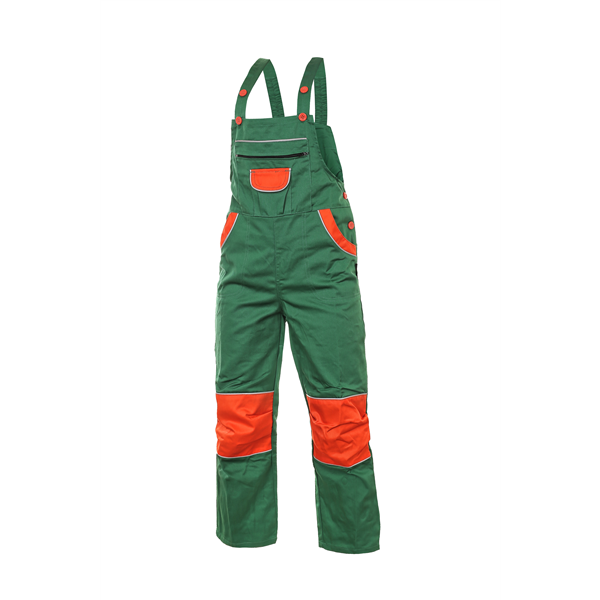 Kalhoty s laclem PINOCCHIO, dětské, zeleno-oranžové, vel. 140