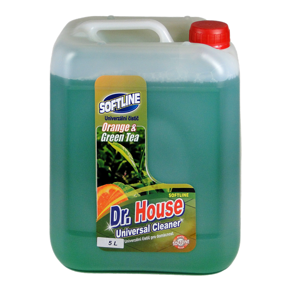 Dr. House univerzální čistící prostředek PE ORANGE a GREEN TEA 5 L