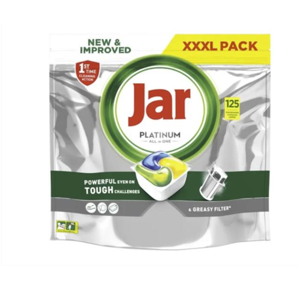 JAR Platinum kapsle do myčky 126 Ks Lemon