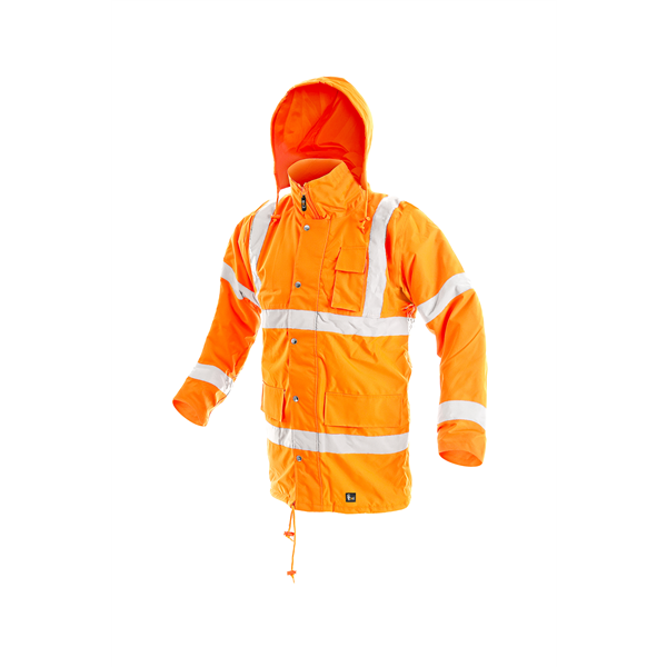 Bunda reflexní CAMBRIDGE, oranžová, vel. L