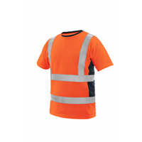 Tričko EXETER, výstražné, pánské, oranžové, vel. XL