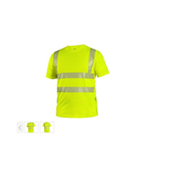 Tričko BANGOR, výstražné, pánské, žluté, vel. 4XL