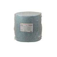 Utěrka z netkané textilie Polytex, role šíře 38cm, 500 útržků, 75g/m2, modrá