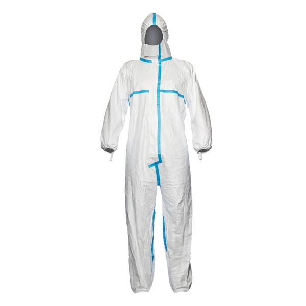Jednorázový oblek Tyvek 600 Plus, bílo-modrý, vel. M