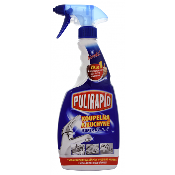 Pulirapid Koupelna a kuchyně 500ml rozprašovač