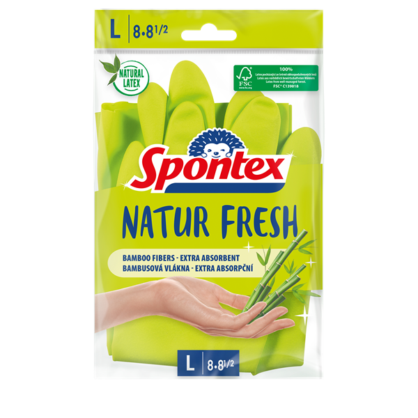 Spontex Natur Fresh rukavice L