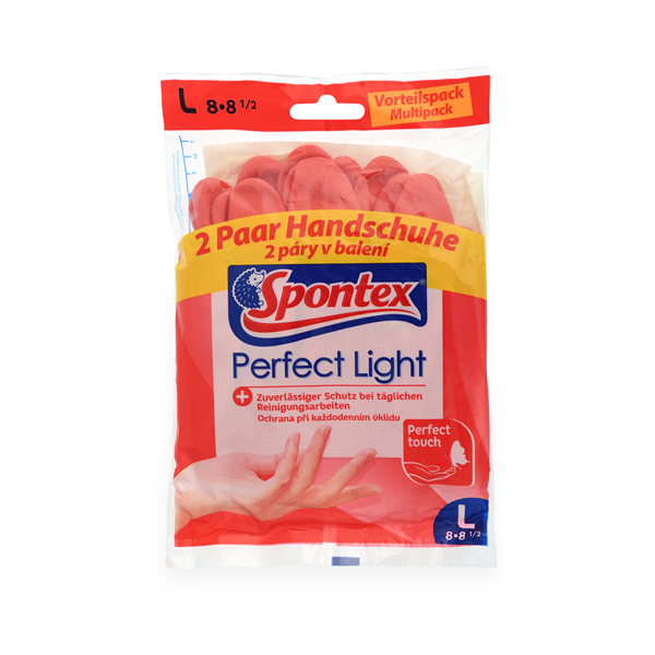 Spontex Perfect Light rukavice vel. L, 2 páry
