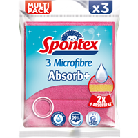 Spontex Absorb+ utěrka z mikrovlákna 3 ks