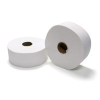 Toaletní papír Jumbo 240, 2 vr, 75% bílý, návin 175m, 6ks/bal