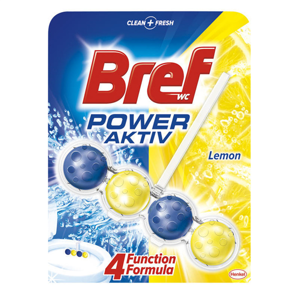 BREF POWER ACTIVE WC blok závěs LEMON kuličky 50g