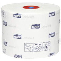 Tork Mid-size toaletní papír 3-vrstvý extra jemný, Premium, Celulóza + recykl, Bílá, 9,9 cm *, 70 m,