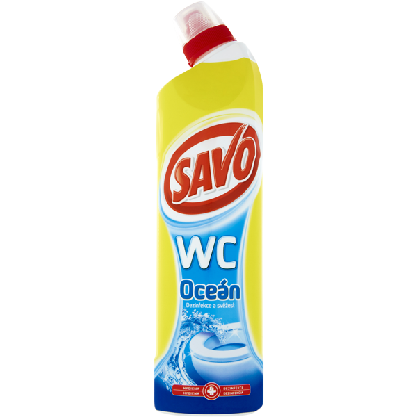 SAVO WC OCEÁN, gelový čistič 750ml