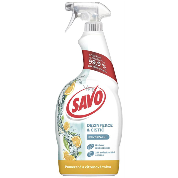 Savo bez chloru univ. sprej 700 ml pomeranč