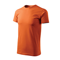 Tričko Basic pánské oranžová XS