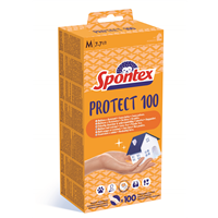Spontex Protect vinylové rukavice 100 ks, velikost M