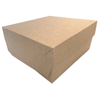 Dortová krabice EKO 22x22x9 cm hnědá 100ks