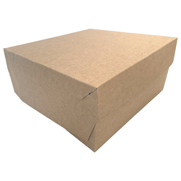 Dortová krabice EKO 22x22x9 cm hnědá 100ks