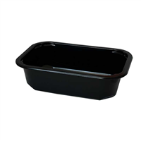Miska 160x112x45 mm 1-dílná, černá (384 ks/balení)