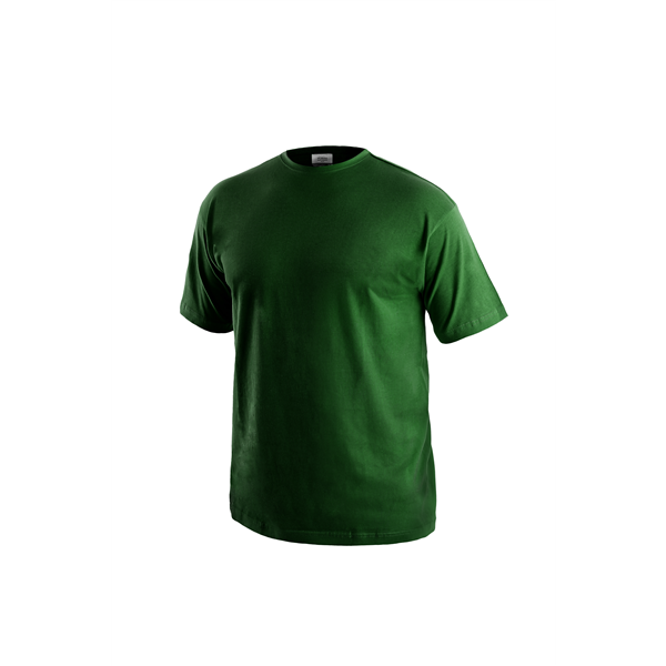 Tričko s krátkým rukávem DANIEL, lahvově zelené, vel. XL