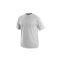 Tričko s krátkým rukávem DANIEL, světle šedý melír, vel. XL