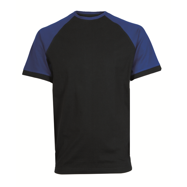 Tričko s krátkým rukávem OLIVER, černo-modré, vel. M