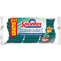 Spontex Scrub&Flex houbička 2+1 ZDARMA