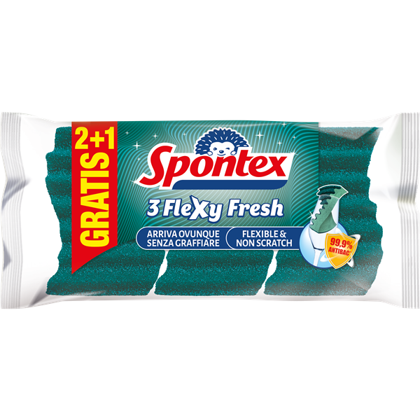 Spontex Flexy Fresh houbička 2+1 ZDARMA
