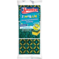 Spontex 3 Mosaik houbička na nádobí