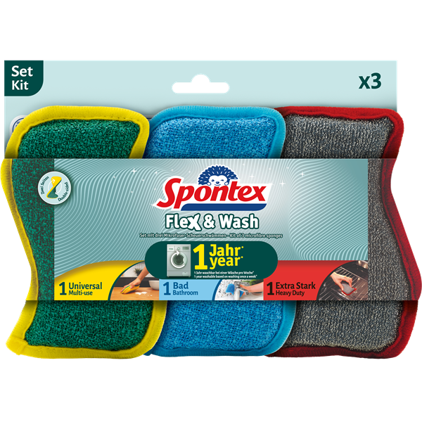 Spontex Flex&Wash SET 3 ks
